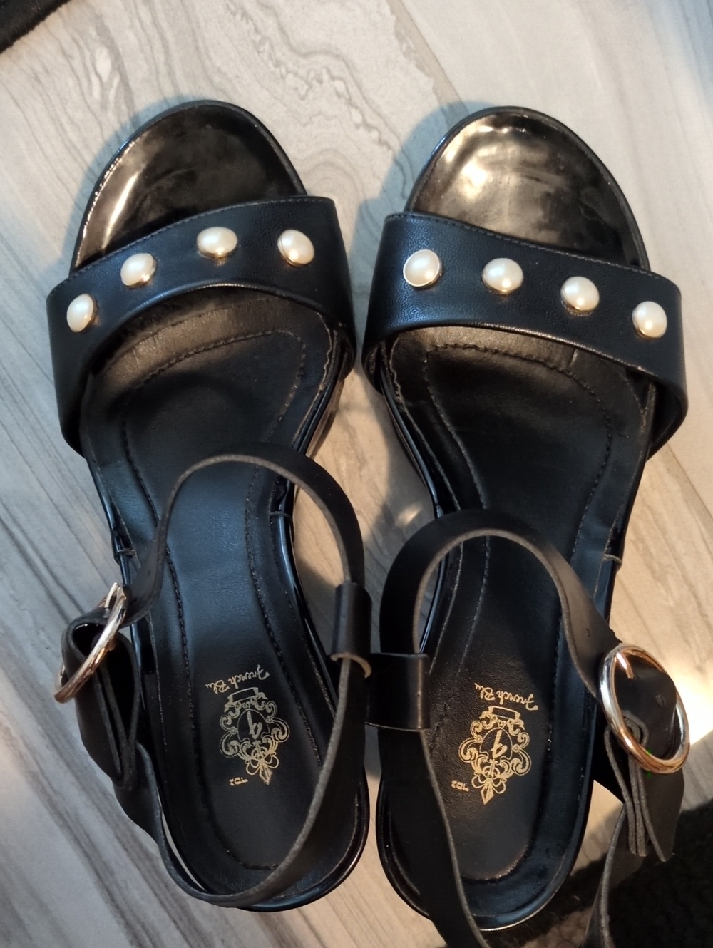 FRENCH BLU wedge Sandals Size 6 /37. In Good used condition.